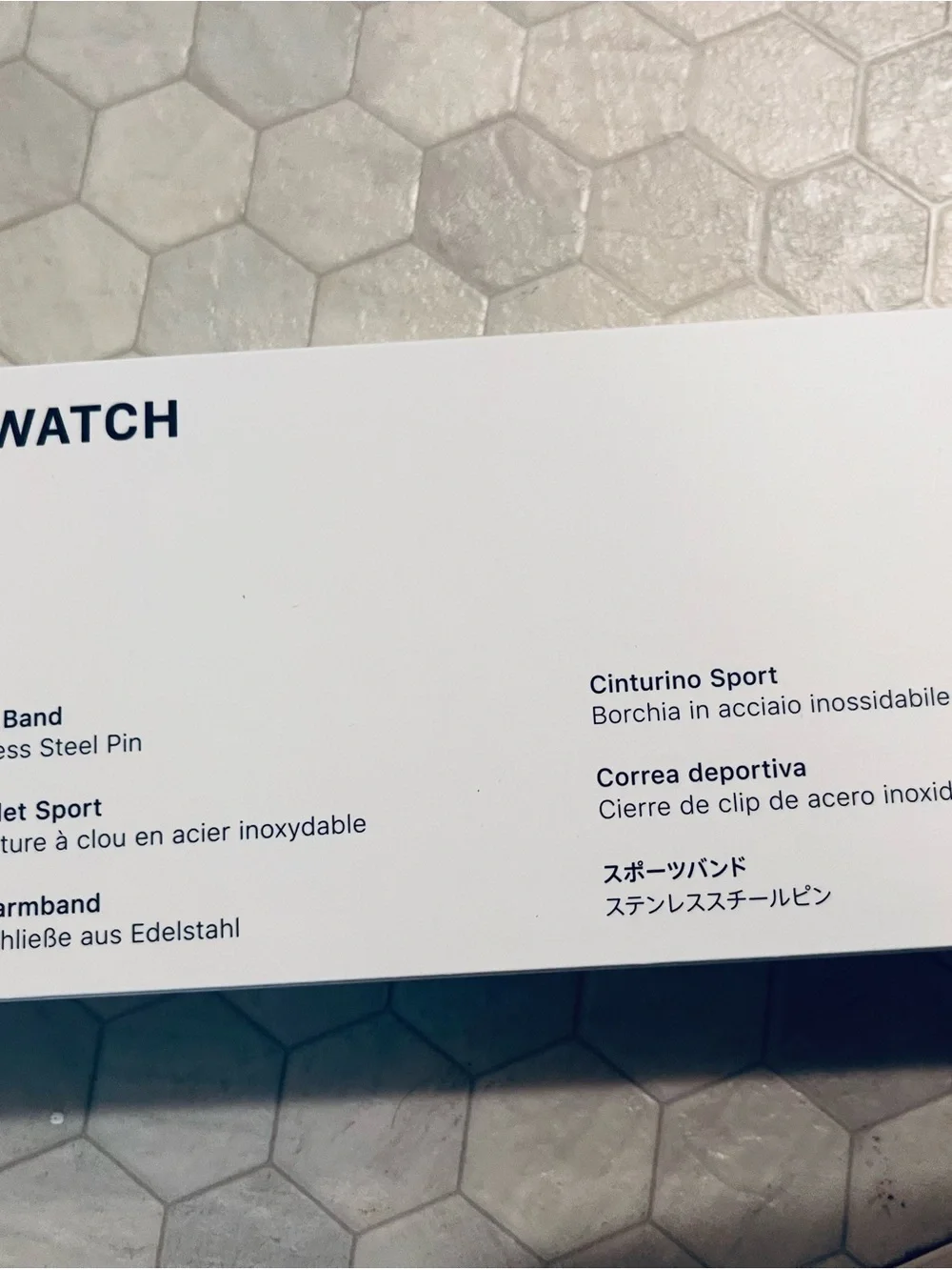 Apple Watch in Deep Blue with Matching Sport Band